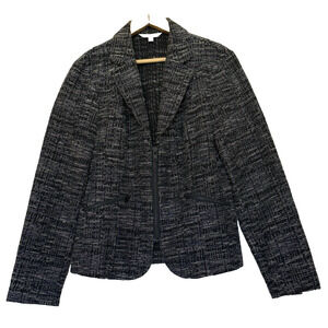 Cabi Tweed Nautical Preppy Blazer Womens Size‎ 10 Office Siren Navy Career